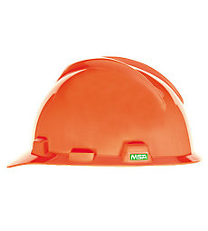Large White MSA V-Gard Jumbo Size Cap Style Hard Hats w/FasTrac III Suspensions and Handy Tote Bag 