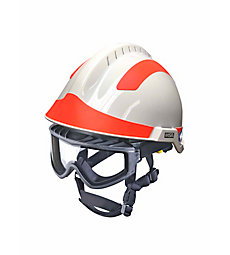 & Responder goggles MSA F2 X-TREM Helmet Yellow c/w Sticker pack silver 