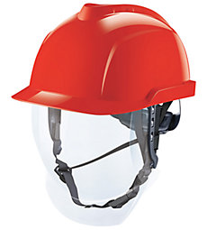 Details about   V-Gard 950 Cap Non-Vented Red With 4 Point Chinstrap Fitted c/w Reusable Bag 