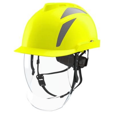 Msa hard hat face hot sale shield