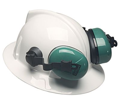 Full brim hard store hats with ear protection