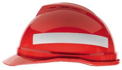 Reflective 360 Degree Stripes for Hard Hats Orange HiViz Sticker 