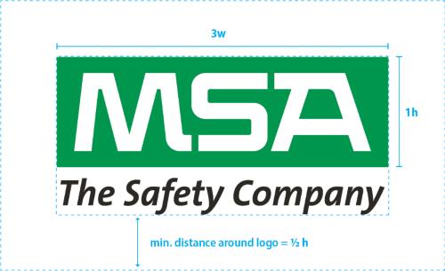 MSA Corporate Logo Useage Illustration