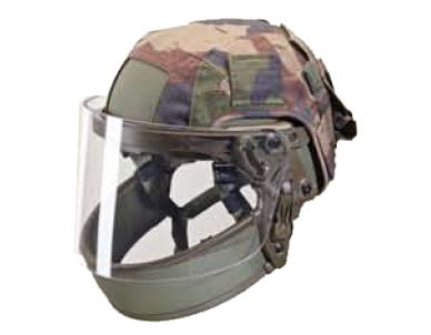 Casque militaire avec communication intégrée, casque d'assaut