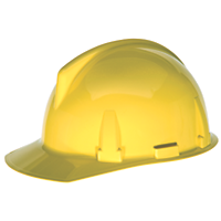 MSA Topgard hard hat in yellow