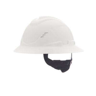 Casco de seguridad OSHA de ala completa, ventilado, con sistema de  trinquete de 6 puntos, cumple con ANSI Z89.1, equipo de protección  personal, diseño