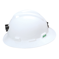 V-Gard® Full Brim Hard Hats With Lamp Holder And Cable Holder