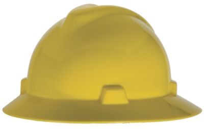 Msa large full brim best sale hard hat