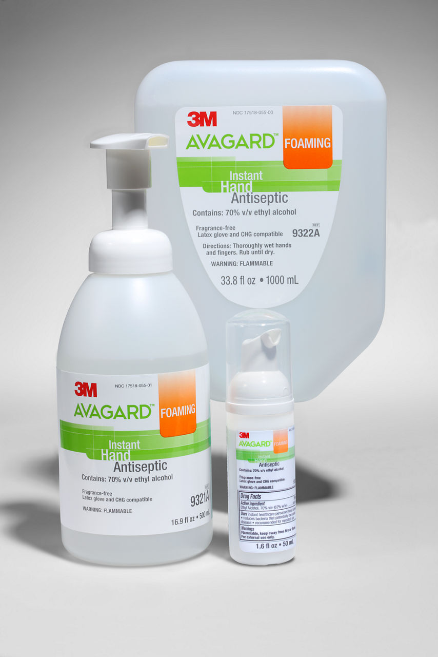 3M™ Avagard™ Personal Hand Antiseptic with Moisturizers 9200, WedgeBottle, 500-ml