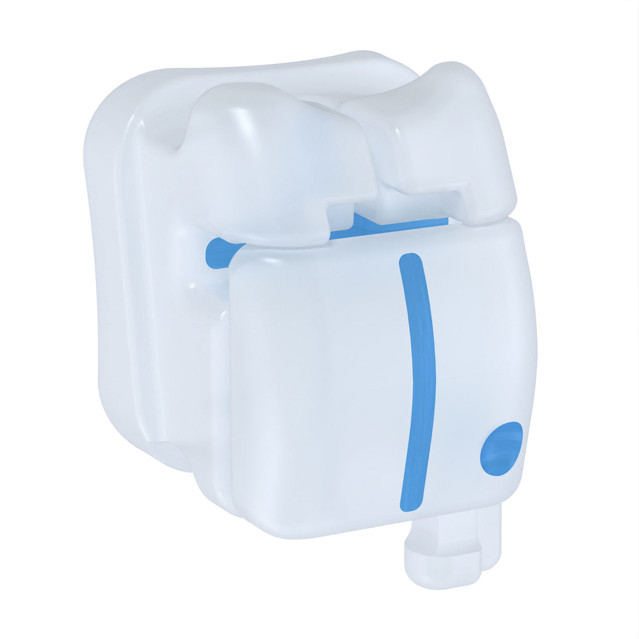 3M™ Clarity™ Ultra Self-Ligating Brackets, 4003-357, APC™ Flash-Free,.022, LL4, -12T/2A, Hk, 5/Pk