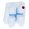 3M™ Clarity™ Advanced Ceramic Brackets, 006-225, .018, UL2, +14T/8A,5/Pk