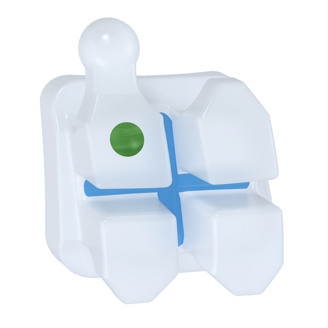 3M™ Clarity™ Advanced Ceramic Brackets, .018, UR3, 0T/8A, Hk, APC™ PLUS, 5006-210, 5/Pk