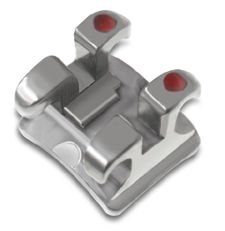 3M™ Unitek™ Miniature Twin Metal Brackets, .018, UR4-5, 0T/11A, APC™ II, 3017-206, 5/Pk