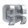 3M™ Victory Series™ Low Profile Brackets, 3024-9831, .022, LL3, -6T/3A, Hk, APC™ II, 5/Pk