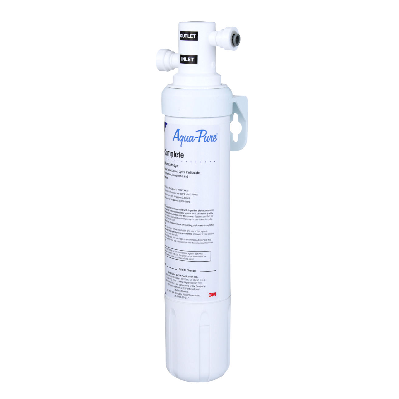 3M™ Aqua-Pure™ Easy Complete Series Under Sink Dedicated Faucet Water Filter Cooler 04-99535
