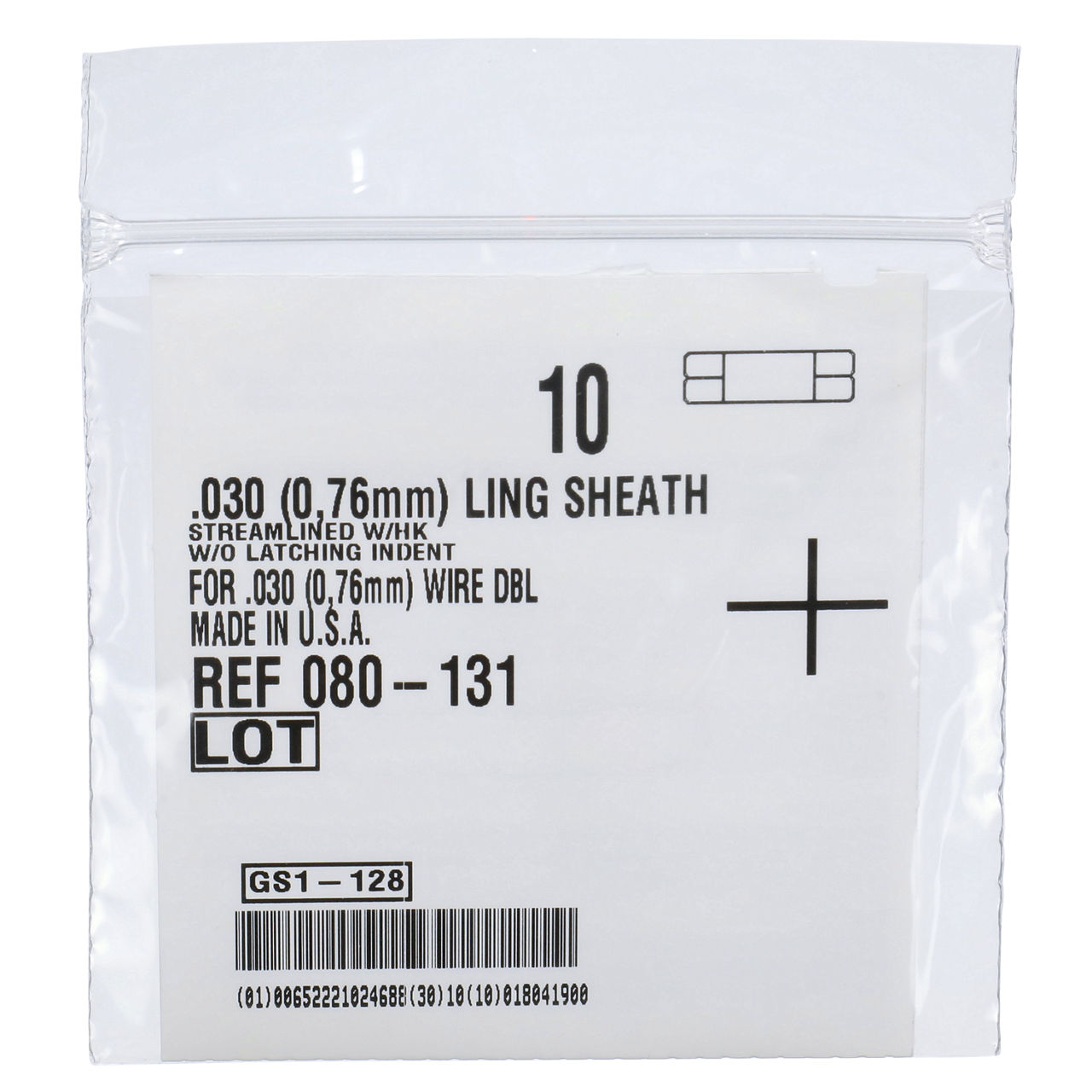 3M™ Unitek™ Lingual Sheaths, 080-131, Slotted Tube, U/L, Hk, .030