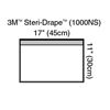 3M™ Steri-Drape™ Small Towel Drape 1000NS, 17 IN x 11 IN