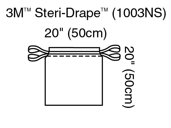 3M™ Steri-Drape™ Isolation Bag 1003NS, 200/Case