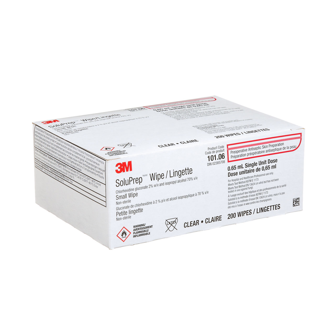 10106 Soluprep Sml Wipe 2%Chg - 70%Ipa