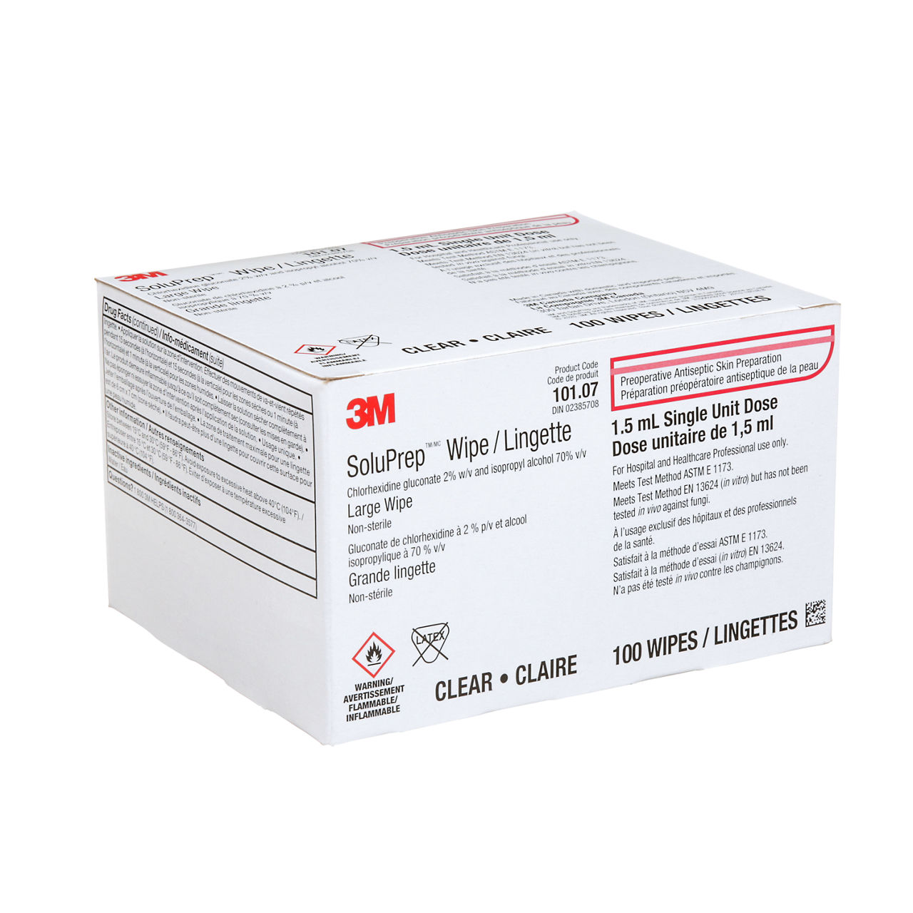 10107 Soluprep Lrg Wipe 2%Chg - 70%Ipa