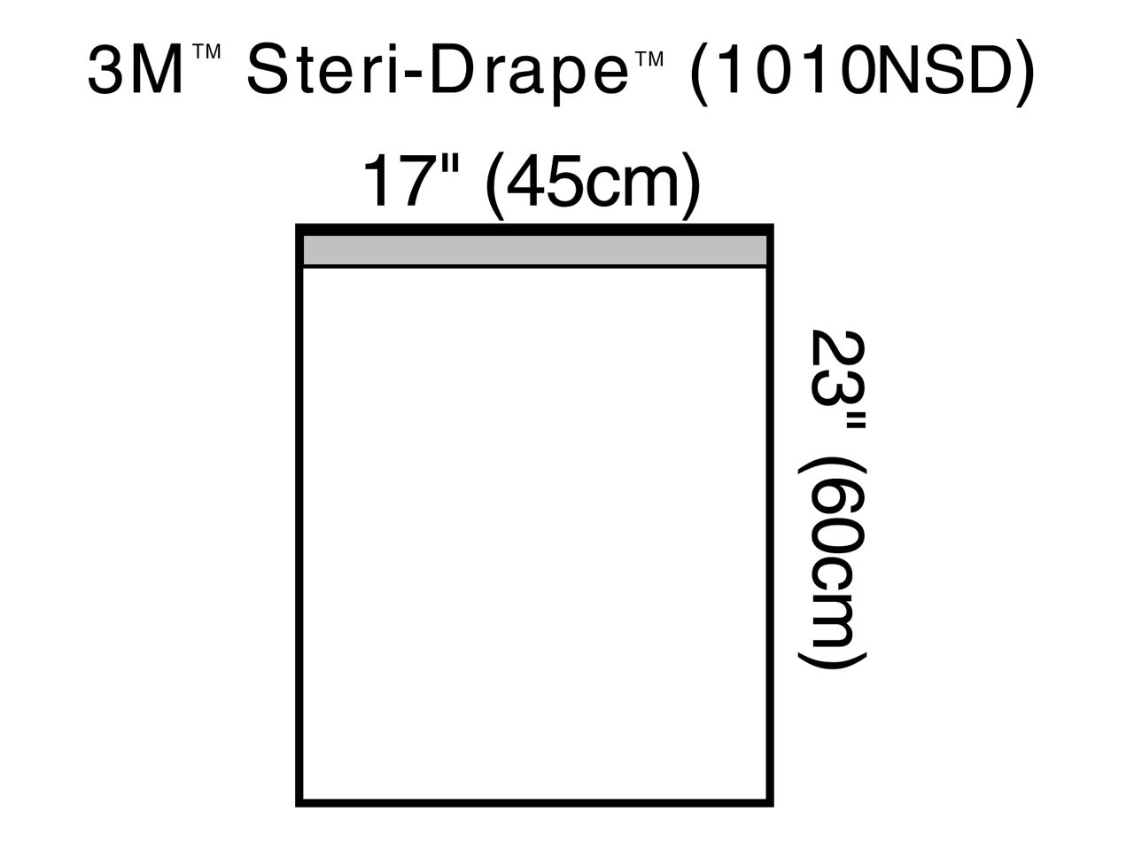 3M™ Steri-Drape™ Large Towel Drape 1010NSD, 100/Case