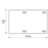 3M™ ステリ･ドレープ™ スペシャルティ･ドレープ  X-RAY/C-ARM隔離ドレープ1013, 165 cm x 106 cm, 10枚/箱, 4 箱/ケース