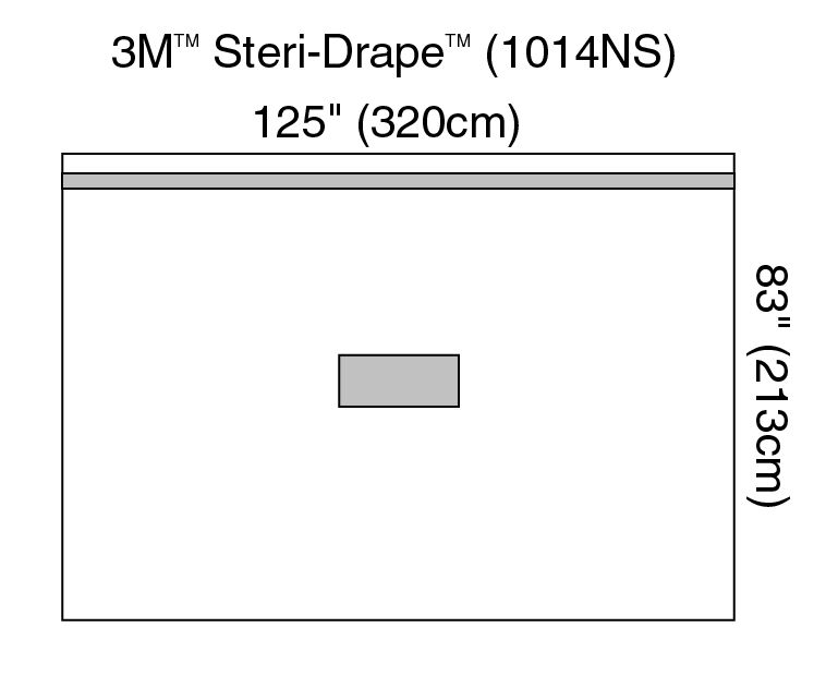 3M™ Steri-Drape™ Patient Isolation Drape 1014NS, 40/Case