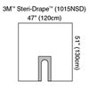 3M™ Steri-Drape™ U-drape 1015NSD, 100/Case