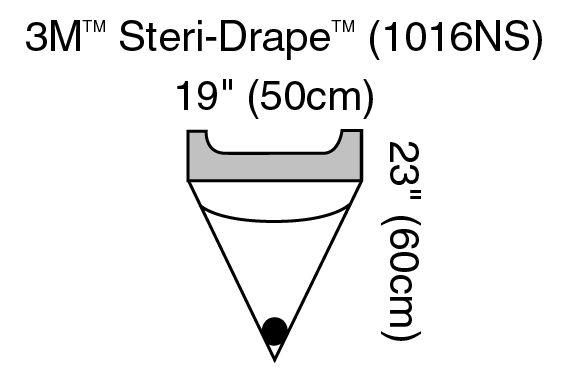 3M™ Steri-Drape™ Irrigation Pouch 1016NS, 200/Case