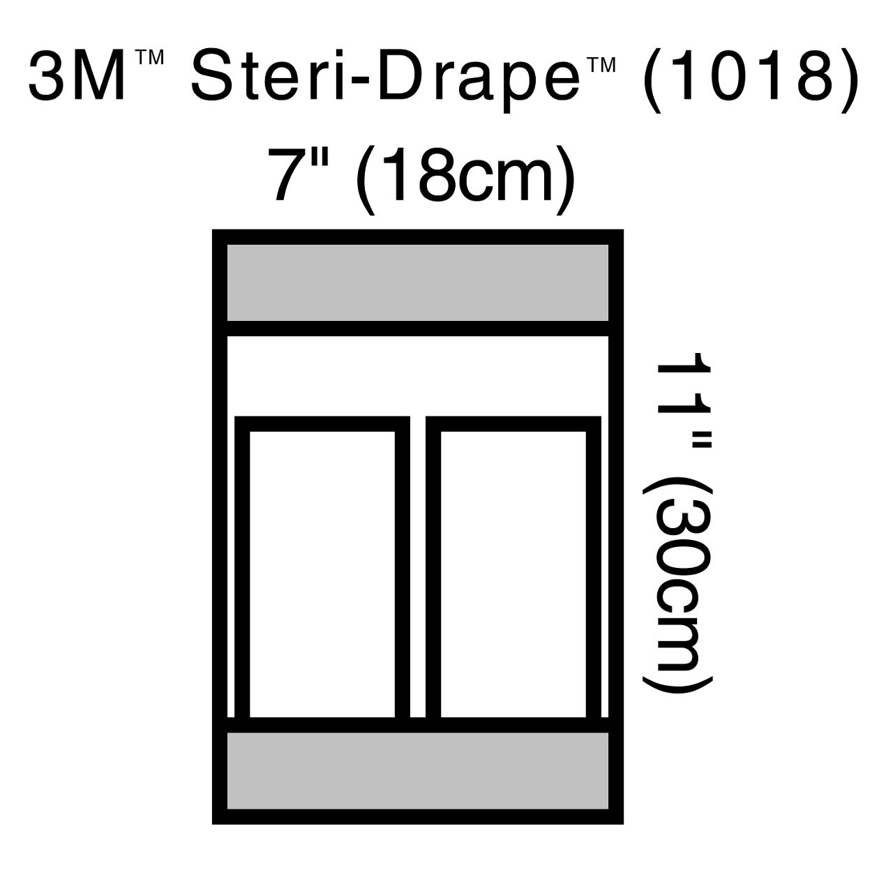 Poche à instruments 3M™ Steri-Drape™, 1018