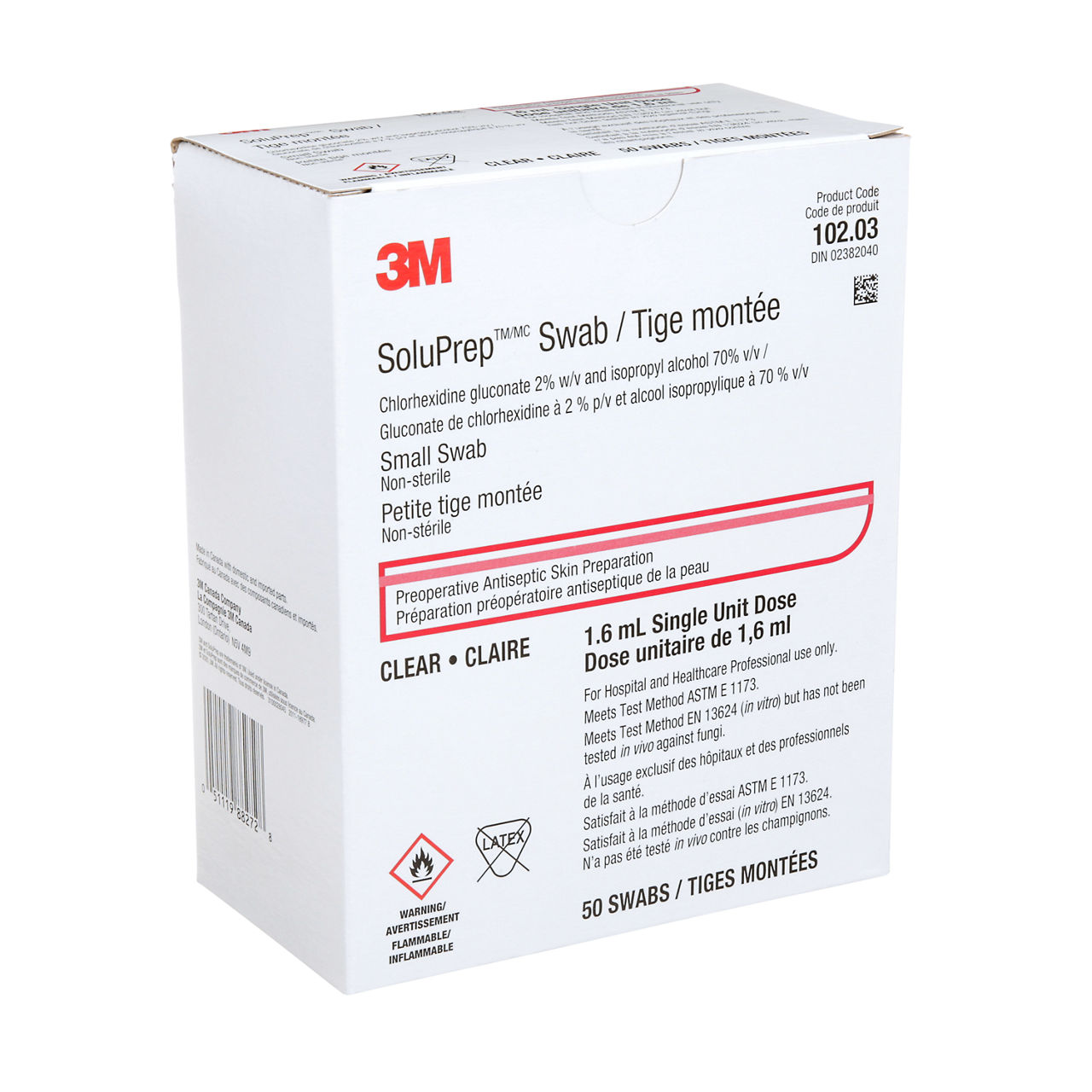 3M™ SoluPrep™ Swab with Antiseptic Solution, 102.03