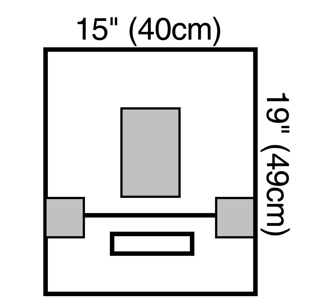 3M™ Steri-Drape™ Small Drape with Incise Film and Pouch 1023, 10/Carton4 Carton/Case