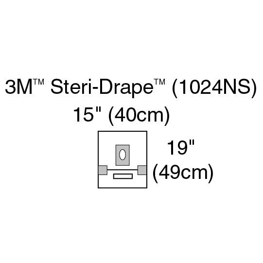 1024NS SM DRAPE W ADH APERTURE