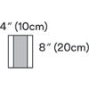 3M™ Steri-Drape™ Incise Drape, 1035, Incise Area 10 cm x 20 cm (3 7/8 in x 7 7/8 in), 10/Carton, 4 Cartons/Case