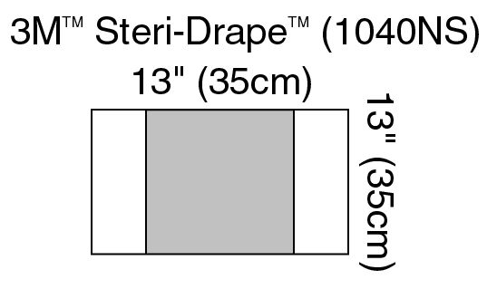 3M™ Ioban™ Special Incise Drape, 1040NS, 60 cm x 35 cm, 200/Case
