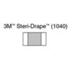 3M™ Steri-Drape™ Incise Drape, 1040, Incise Area 35 cm x 35 cm (13 in x 13 in), 10/Carton, 4 Cartons/Case