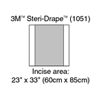 3M™ Steri-Drape™ Incise Drape, 1051, Incise Area 60 cm x 85 cm (23 in x 33 in), 10/Carton, 4 Cartons/Case