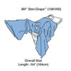 3M™ Steri-Drape™ TUR / Urological Drape 1081NS, 64 IN, arm extension 60IN, aperture 2 IN, 30/CS