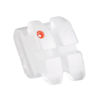 3M™ Unitek™ Gemini Clear Ceramic Brackets, 117-304, .022, UR2, 10T/8A, 10/Pk