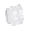 3M™ Unitek™ Gemini Clear Ceramic Brackets, 117-308, .022, L12  -6T/0A, 10/Pk