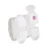 3M™ Unitek™ Gemini Clear Ceramic Brackets, 117-310, .022, LR3, 0T/3A, Cuspid Hk, 10/Pk