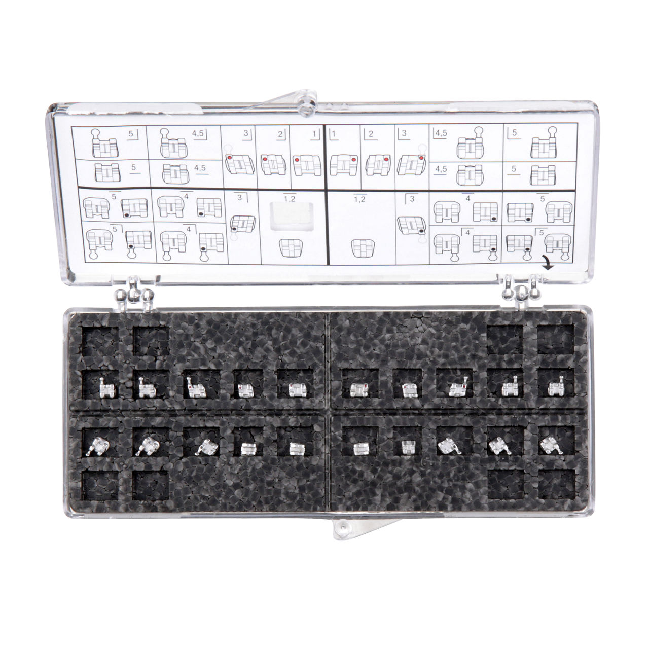 Bracket Metálico 3M™ Gemini, Roth, .022, U/L, 5x5, 0T Cuspid