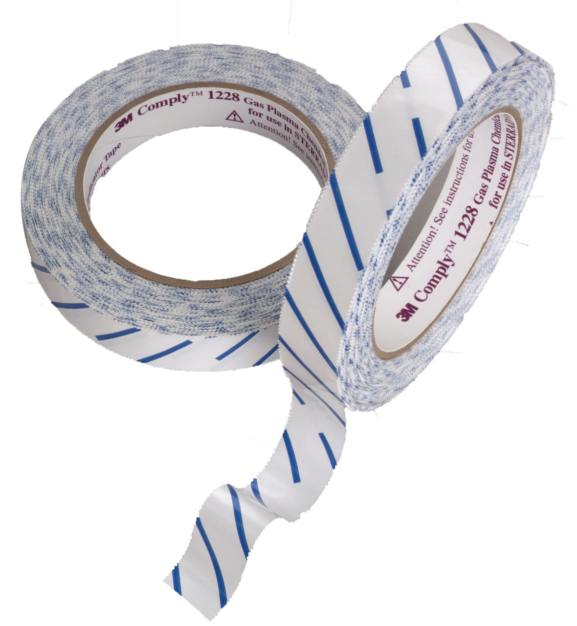 3M™ Comply™ Waterstofperoxide Indicator Tape 1228 voor gebruik in waterstofperoxide sterilisatie processen, 24 stuks/overdoos