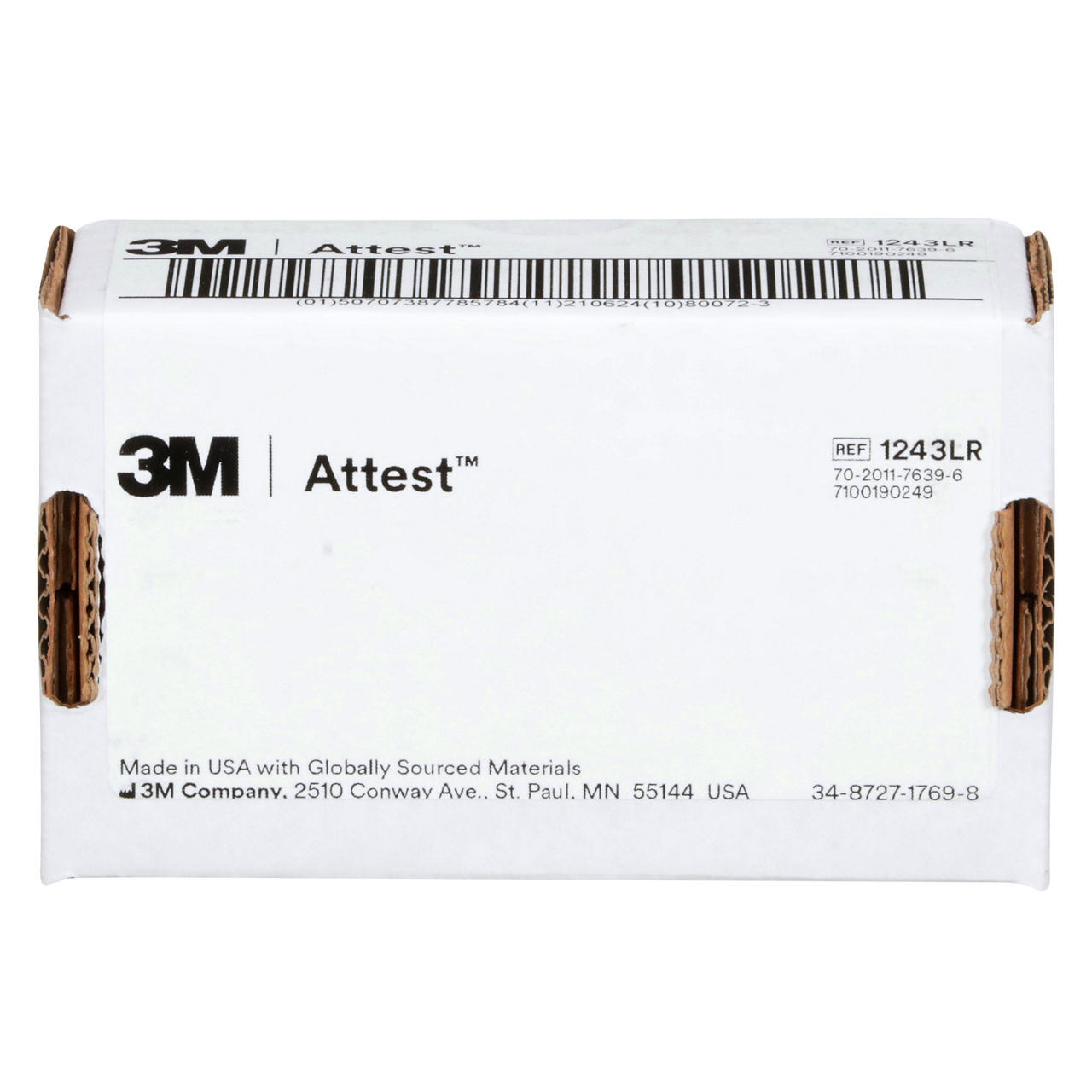 3M™ Attest™ Steam Load Record Card, 1243LR