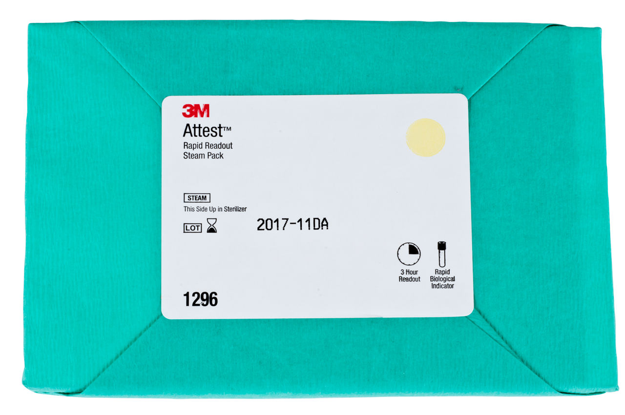 3M™ Attest™ Rapid Readout Biological Indicator Test Pack 1296