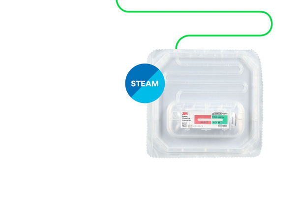 Digital Ad featuring an image of 3M™ Attest™ Steam Clear Challenge Pack 1492PCD