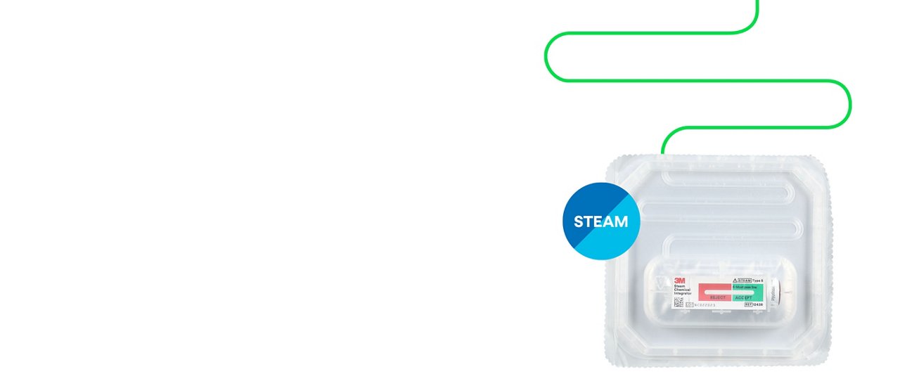 Digital Ad featuring an image of 3M™ Attest™ Steam Clear Challenge Pack 1492PCD