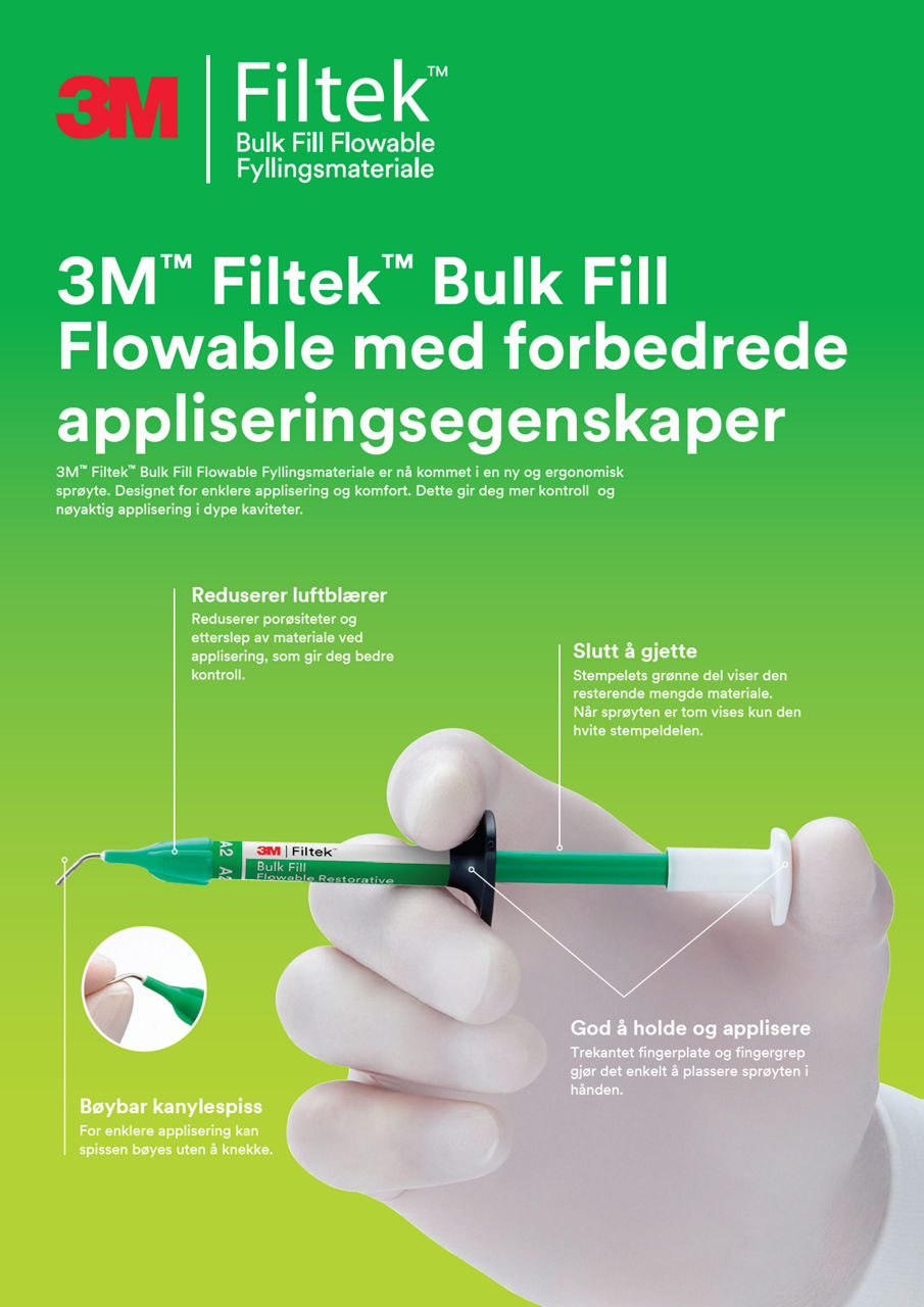 3M™ Filtek™ Bulk Fill Flow material, brochyr