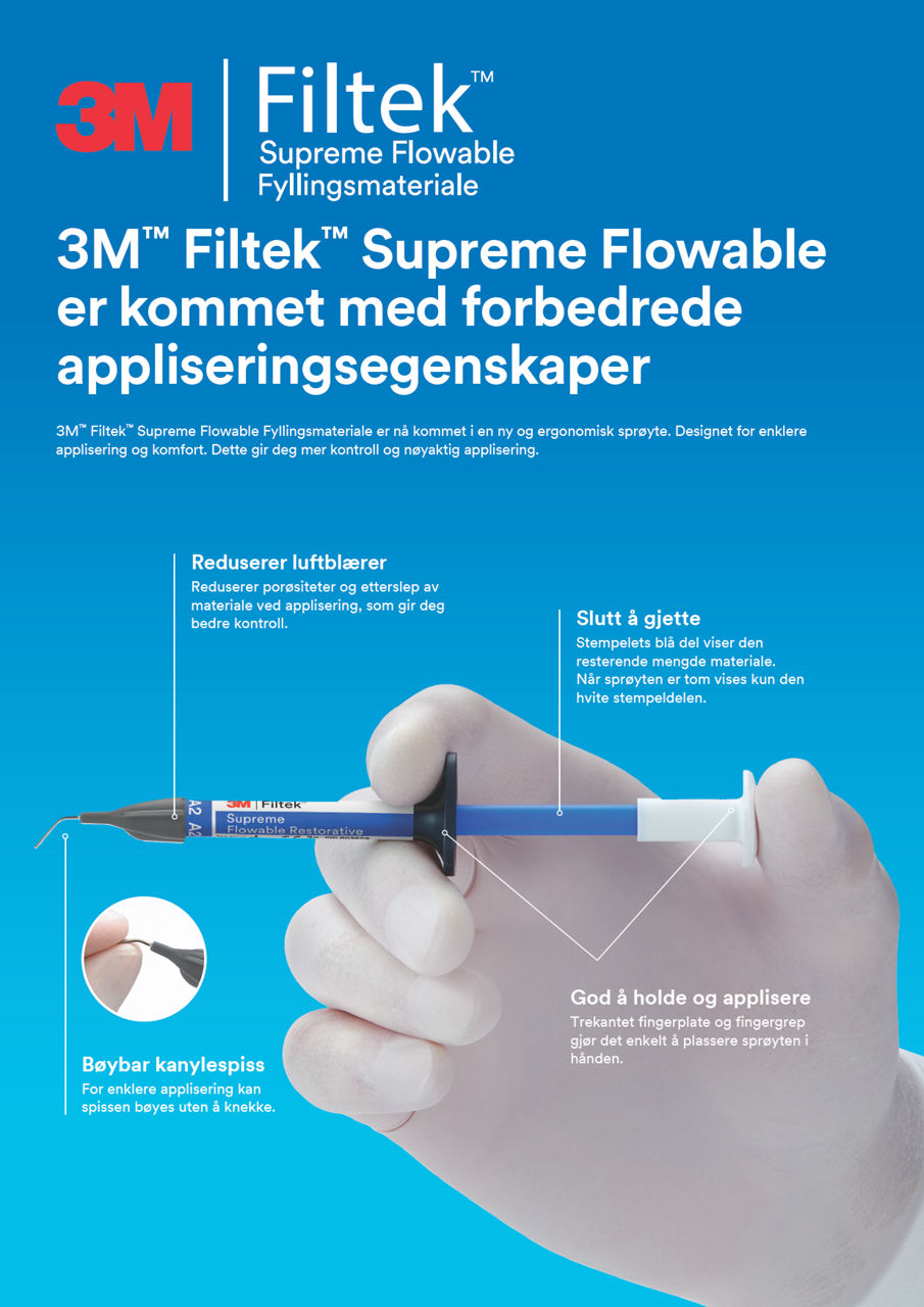 3M™ Filtek™ Supreme Flow material, brochyr