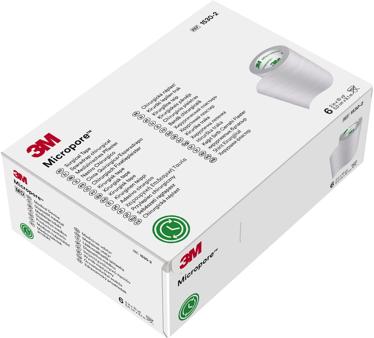 1530-2 3M™ Micropore™ 2in x 10yd _Bottom